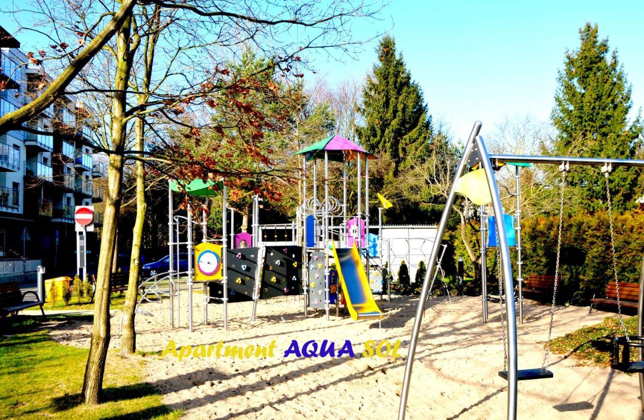 Kolobrzeg, Aqua Sol Polanki Park, Strand 300 M, Schwimmbad, Fitness, Parkplatz, Terasse Exterior foto
